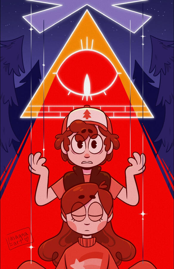 Gravity Falls Print